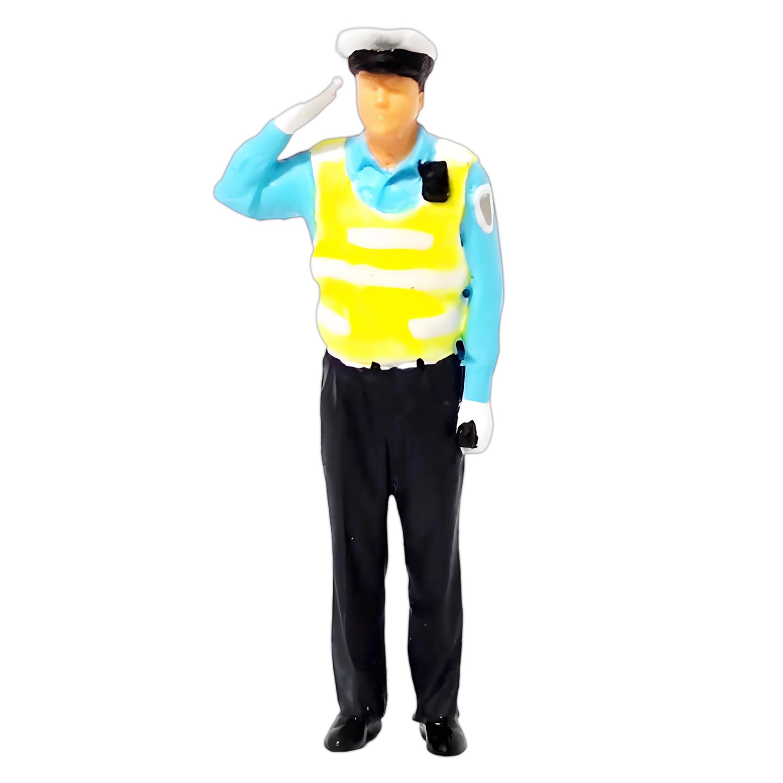 Hangsu 1: 64 Scale Miniature Transportation Cop Figure Drunk Driving Scene for Dioramas and Model Display with Resin Design Tiny Scale Drunk Driving Scene