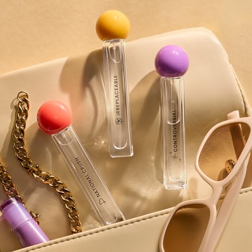 Image of Dear Diary by Rashmika Mandanna - The Lollipop Gift Set - Luxury Perfume Discovery Kit for Women - 3 x 10ml Mini EDP Sprays - National Crush, Irreplaceable & Controversial - Long-Lasting Premium Fragrance
