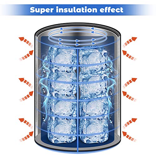 Hemoton-Weinkuehler-Eimer-Edelstahl-doppelwandiger-Weinkuehler-1-Liter-haelt-Wein-kalt-isoliert-Champagner-Bier-Eiskuebel-Wein-Zubehoer-fuer-Party-Zuhause-Club-Bar