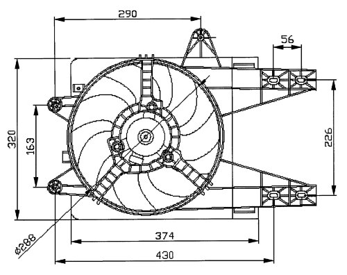 Nrf 47038 Ventola, Raffreddamento Motore - 2