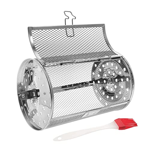 Abaodam 1 Juego Bandeja para hornear jaula para hornear asador a la parrilla bandeja de horno de acero inoxidable jaula para horno estante asado de hornos el plastico Color Aleatorio