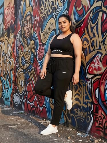 Image of BLINKIN Ankle Length Plus Size Cotton Track Pant for Woman | Ultimate Summer Lowers & Pajama for Women Pack of 2 (combo-plus-86)