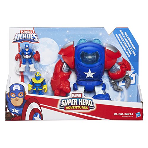 Playskool Heroes Super Hero Adventures Space Command Armor jouet solide contre l'ennui