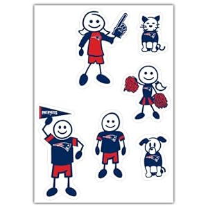 Siskiyou Sports NFL Small Family Decal Set