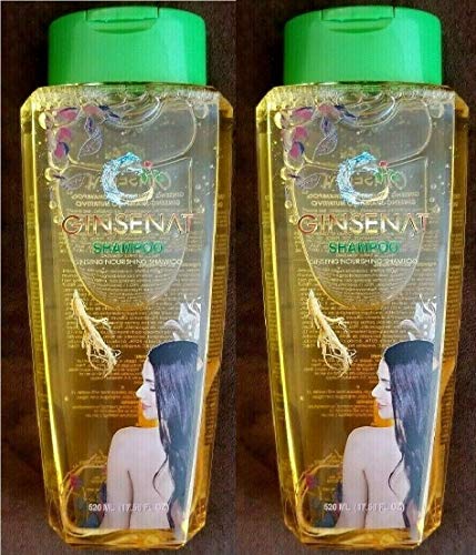 2x GINSENG Shampoo With 100% Natural Ginseng Root Inside Hydration For Dry Brittle & Damaged Hair 17.58 Fl. Oz Each !