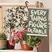 YQDEJ Everything is Figureoutable Inspirational Wall Art Poster Hanger Frame, Positive Affirmations Wall Decor, Motivational Wall Art for Home Office Classroom, 12x16 Inch