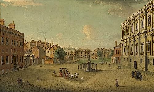 Tableau Quatre vues de Londres par Antonio Joli impression sur toile 60x90cm pour salon