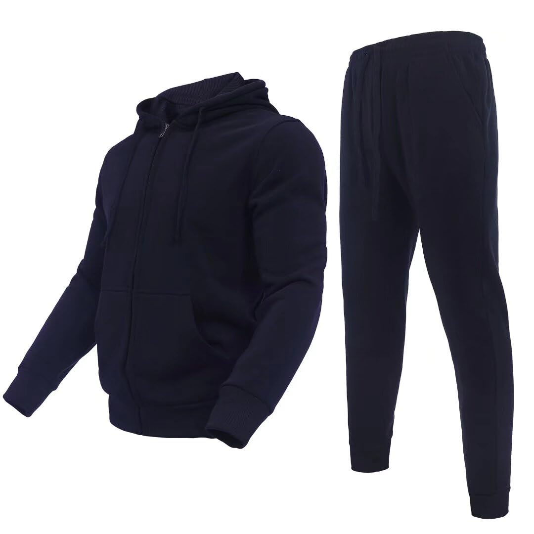 AKsit Mens Sweatsuits 2 Piece Tracksuit Sets Casual Jogging Sweat Suits