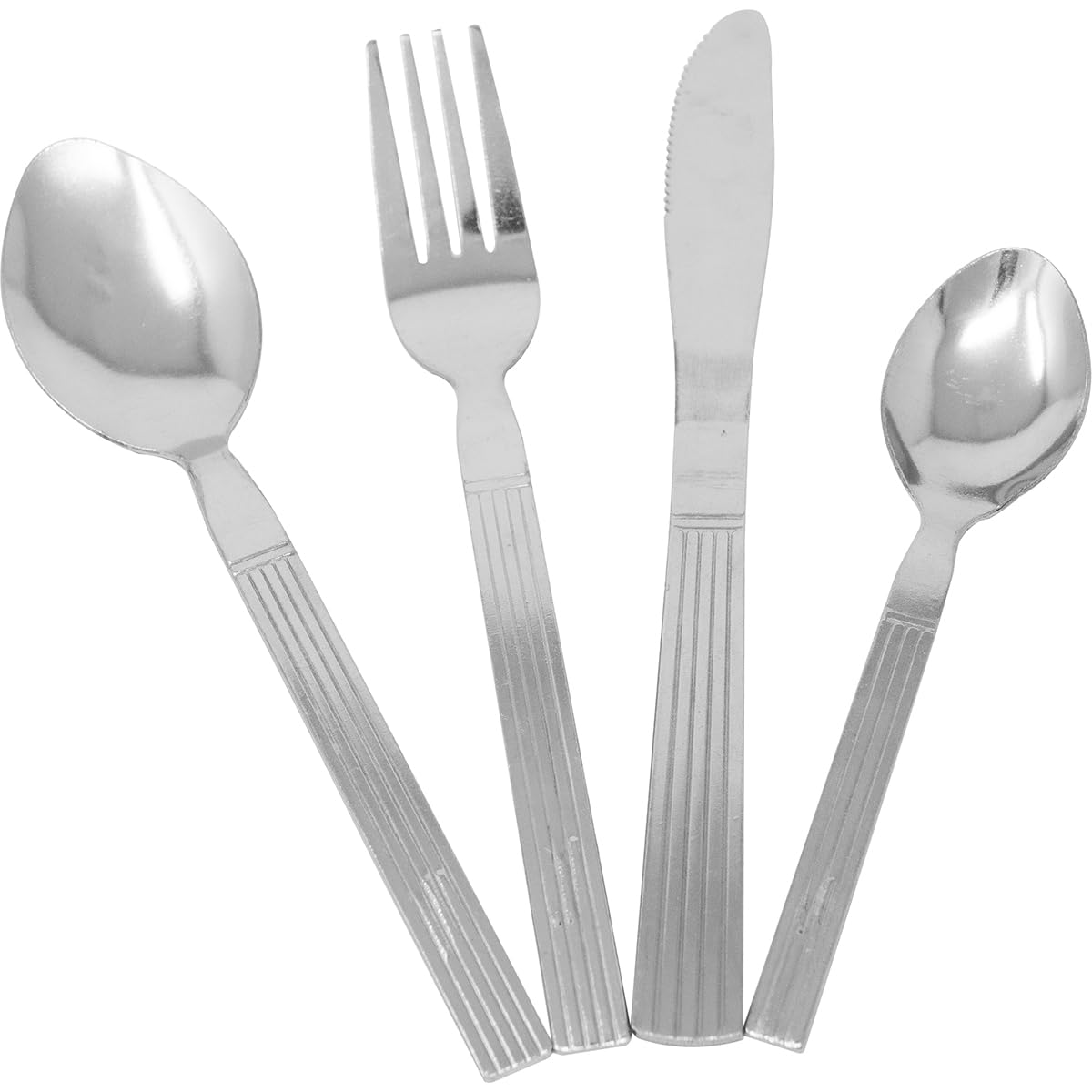 48 Piece Cutlery Set Kitchen Stainless Steel Tableware Dining Kit Spoon Fork Knife | Cutlery Set for Home Restaurant | Includes Knife, Fork, Spoon & Teaspoon