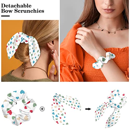 Élastiques à cheveux longs à nœud cœur, l'accessoire parfait pour un cadeau d'anniversaire fille - 4