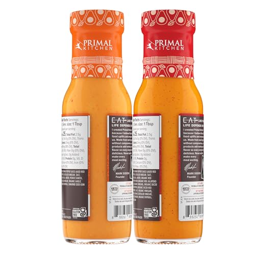 image for Primal Kitchen No-Dairy Buffalo Sauce Variety 2-Pack, Made with Avocad