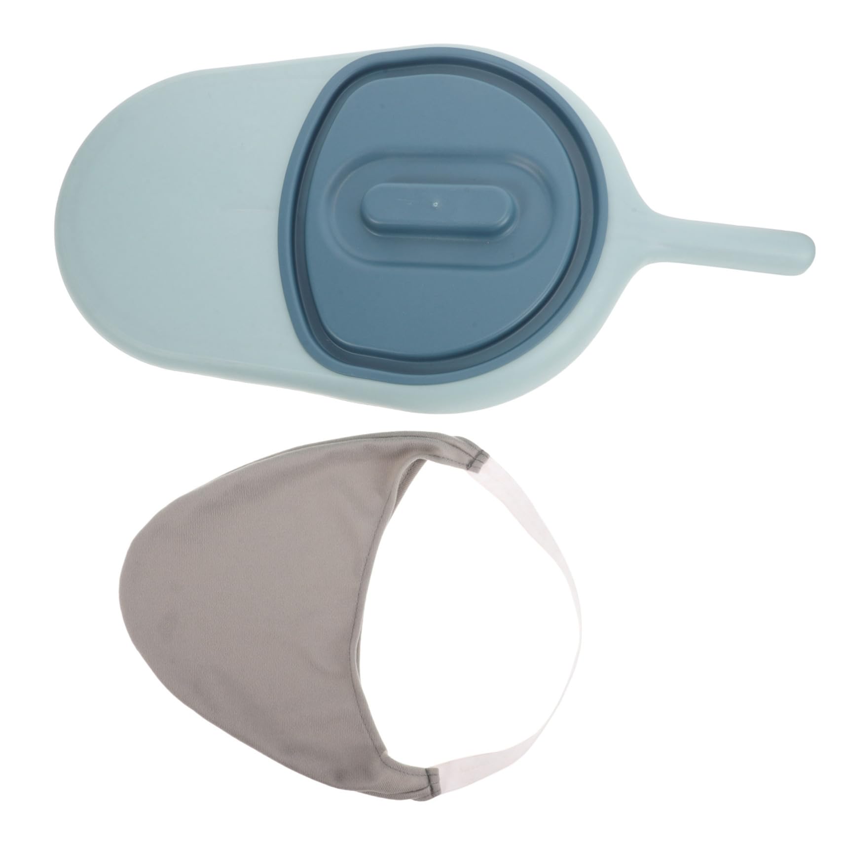 FOMIYES Padella per Pazienti Allettati in Plastica, Forma Rotonda, Facile da Pulire e Resistente, Design Compatto per Anziani e Donne in Casa e Auto Colore Casuale