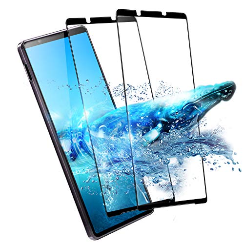 Xperia1II ガラスフィルム 全面吸着 SO-51A 保護 ガラス エクスペリア1II フィルム SOG01 強化ガラス XQ-AT42 全面貼り付け えくすへ1II 保護フィルム エクスペリア1マーク2 ふぃるむ 1マークツー