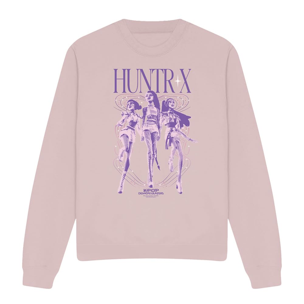 Netflix - Licensed Sweatshirt - Kpop Demon Hunters - S - Pink