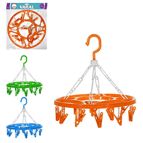 Varal Redondo Multiuso 15 prendedores Roupas Intimas e Meias