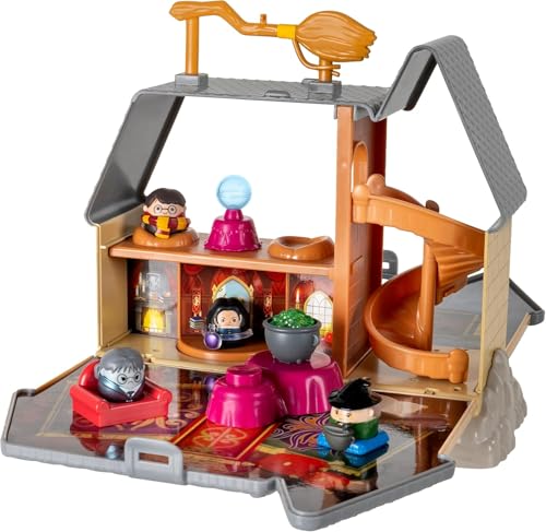 Squish-a-longs Harry Potter Hogwarts Castle Playset - Severus Snape Harry Potter Minerva McGonagall and Moaning Myrtle Accessories and play and display Hogwarts Castle