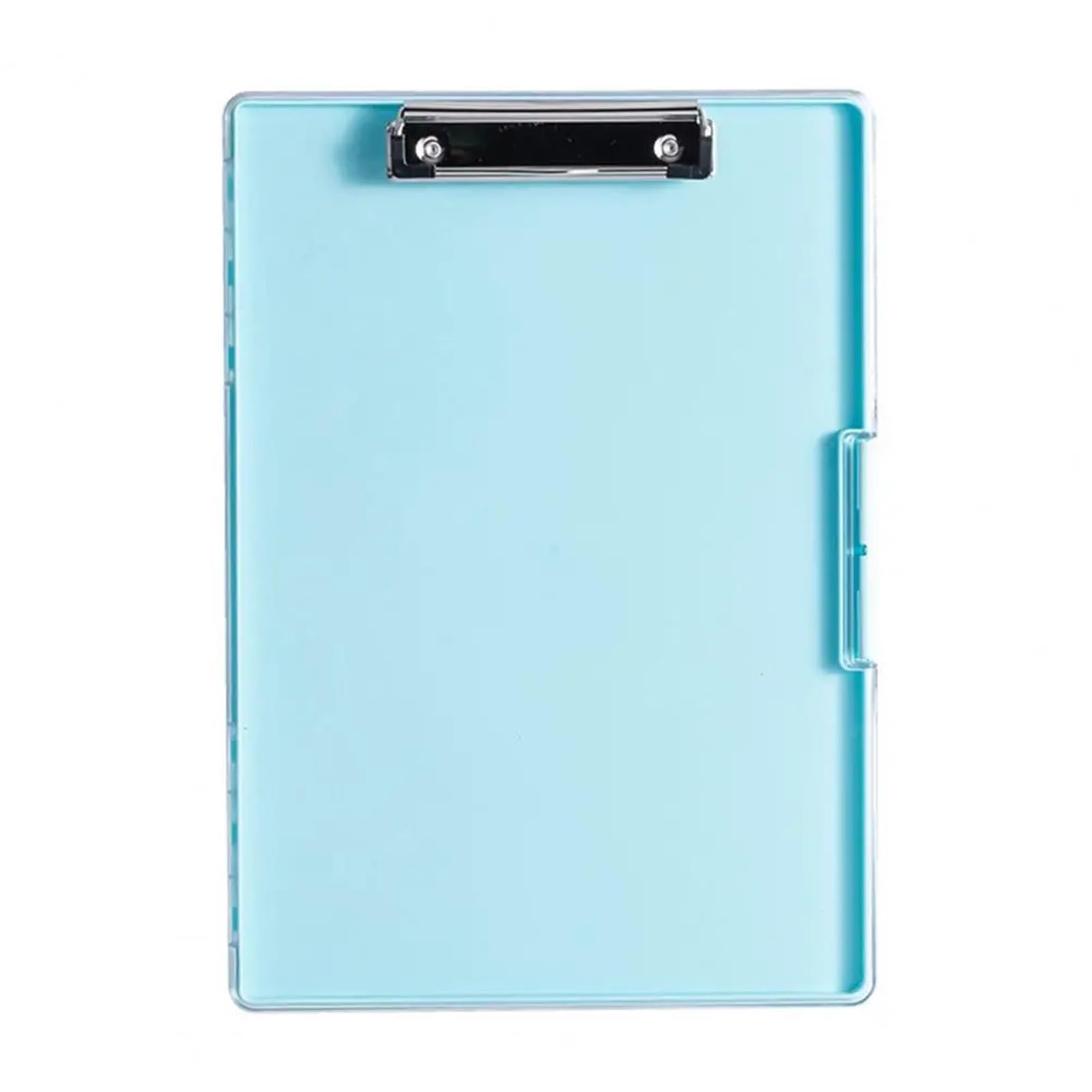 Portablocco 2 pz Appunti Ufficio Appunti Doppio Strato Apertura Laterale Catenacci Tiene Con Custodia for Penna Infermieristica Appunti Cartella Custodia Forniture for Ufficio Per l'azienda(Light Blue