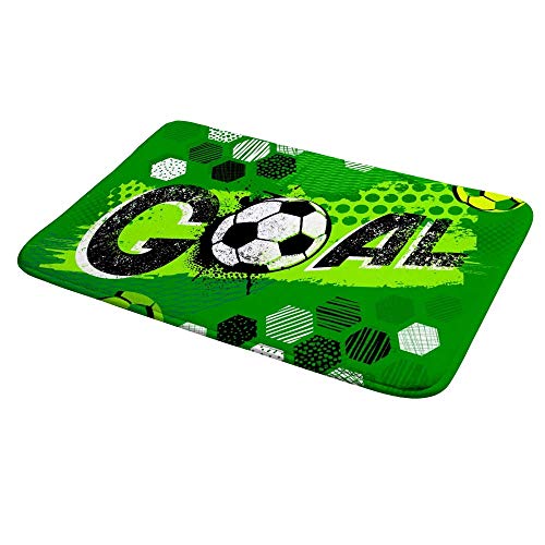 Tapis de bain antidérapant Ruchen grand format 91x61 cm vert