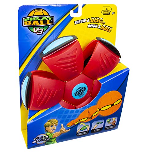 Goliath Sports Phlat Ball V3 Solid Red / Blue Bumper,Multi Color #TOP4