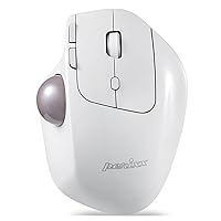 perixx PERIMICE-720 - Mouse ergonomico trackball wireless 2,4 GHz e Bluetooth
