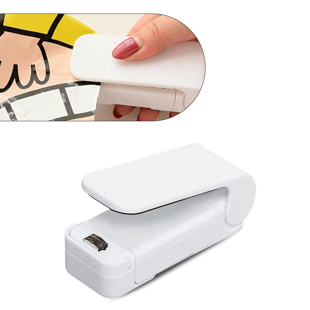 Mini Bag Sealer - Portable Handheld Vacuum Food Storage Plastic Sealer For Chips, Plastic Bags And Snacks, Fresh Storage, Mini Sealer For Plastic Bags Is Easy To Carry While Traveling