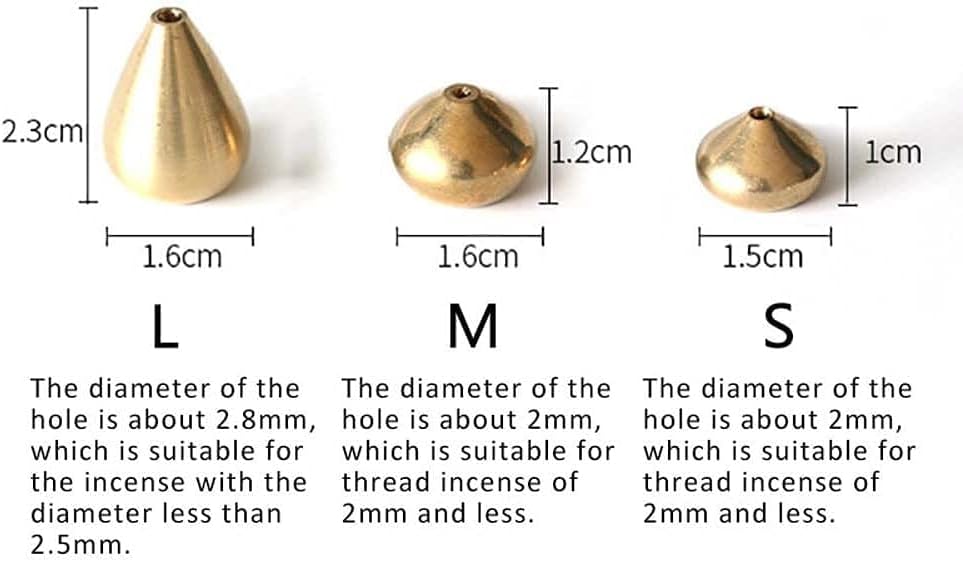 Miniatura 2 de 1 soporte de incienso de latón, base portátil de bobina de sándalo, base de incienso de latón metálico, soporte para varillas de incienso en forma