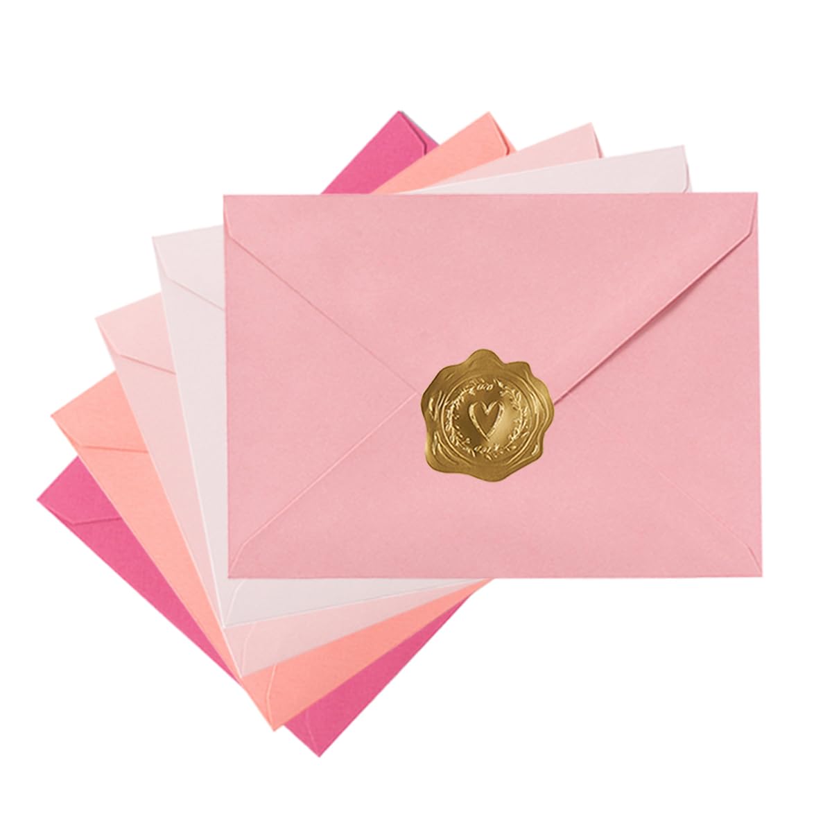 Snapklik.com : Toperd 50 Pack Colored A7 Invitation Envelopes 5x7