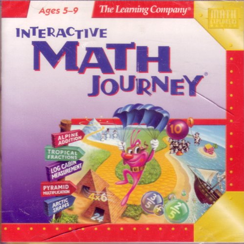 interactive math journey, the learning company ages 5-9 cd rom
