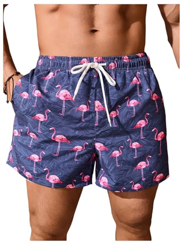 Verdusa Men's Swim Trunks with Compression Liner 7 inch Inseam Quick Dry Board Shorts with Pockets3