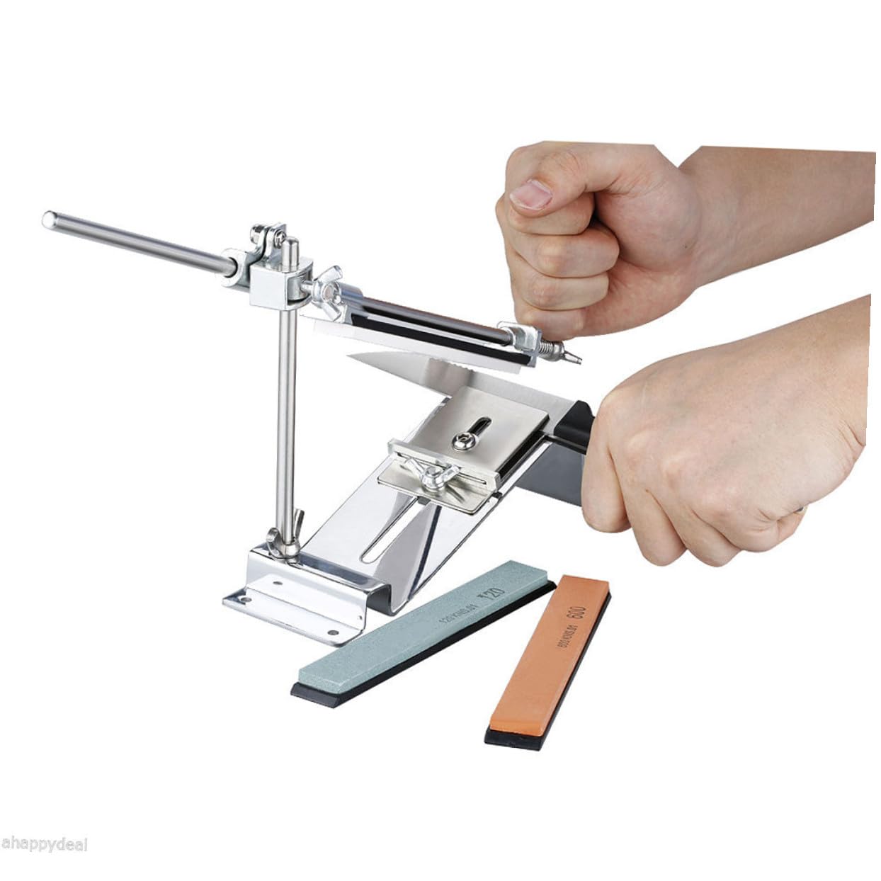 Affilacoltelli a Angolo Fisso con Pietra 120# 320# 600# 1500#