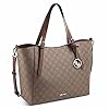 NINE WEST Kylee Trap Tote Mocha One Size