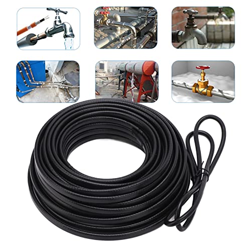Heizkabel, Elektrisches Heizkabel, 20 Meter, Einfache Verkabelung mit Stecker für PEX-PVC-Metallrohre (EU-Stecker 220 V)