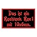 Produktbild Aufnäher/Patch 10 x 6cm Wunschtext - Rechteck Rec1 - personalisiert