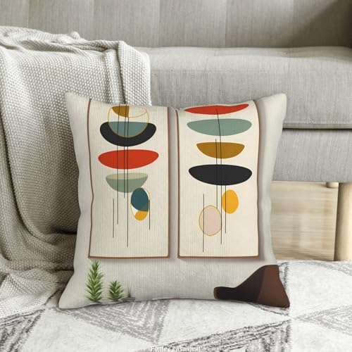 Housse de coussin 50x50 cm imprimé moderne en peluche douce