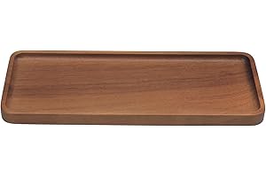 Acacia Wood Serving Platters and Trays: Petite Charcuterie Boards for Stylish Decor