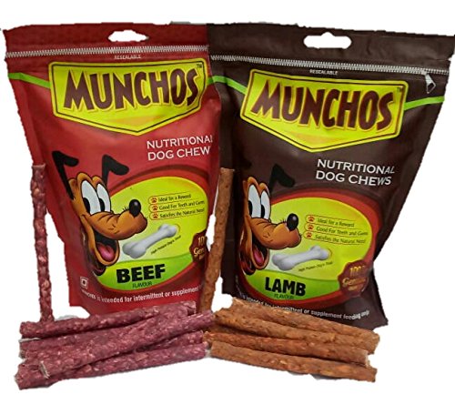 Munchos Combo Offer Beef Sticks 450gm + Lamb Sticks 450gm (Pack of 2) for Dogs (B07DCRYKFW) Amazon Price History, Amazon Price Tracker