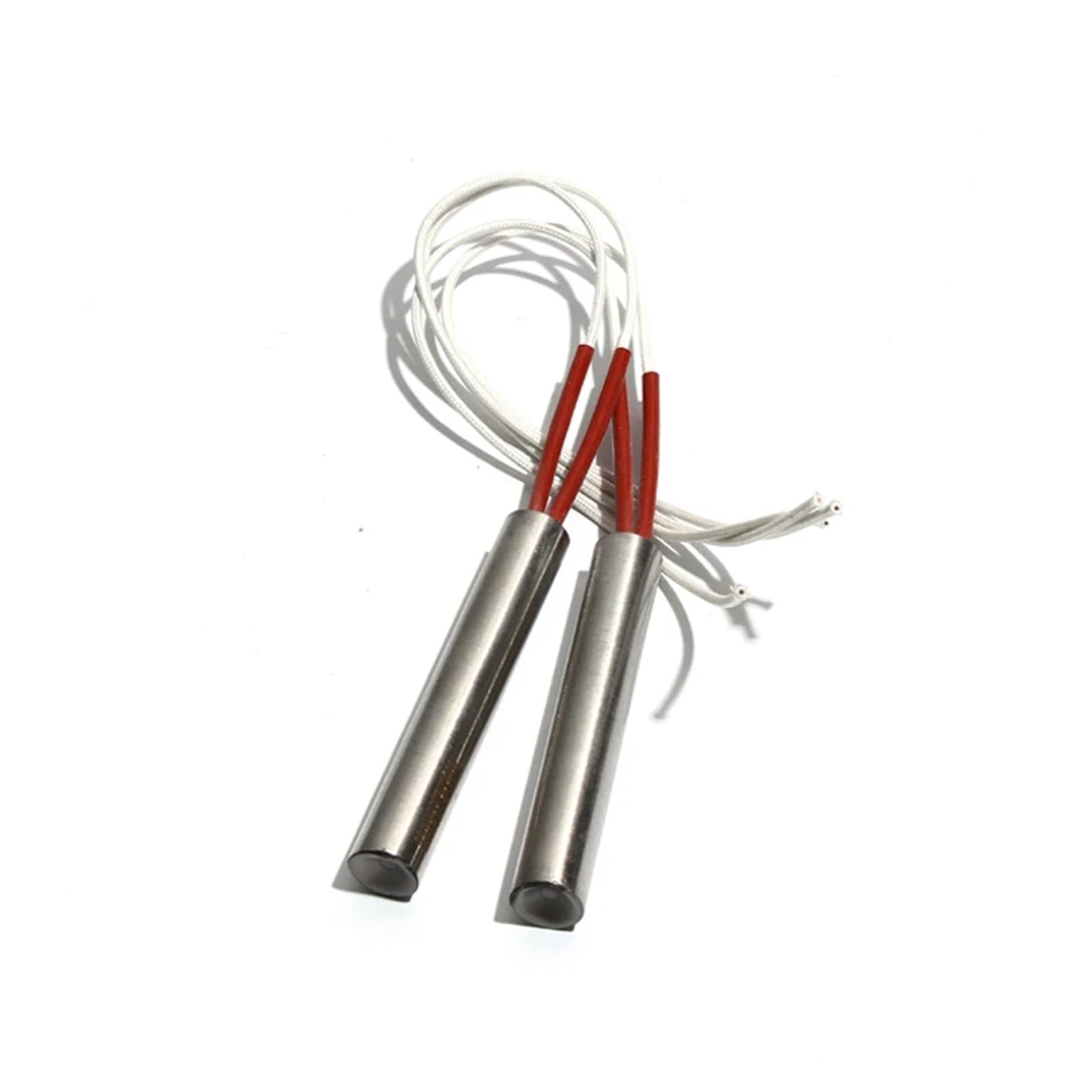 Calentador de cartucho Tubular de 8mm, 80~150mm, 110/220/380V, 304SUS, tubo de calefacción eléctrica, pieza de resistencia de 200/210/250/300/380W, 2 uds.(220V,304SUS 200W 8x80mm)