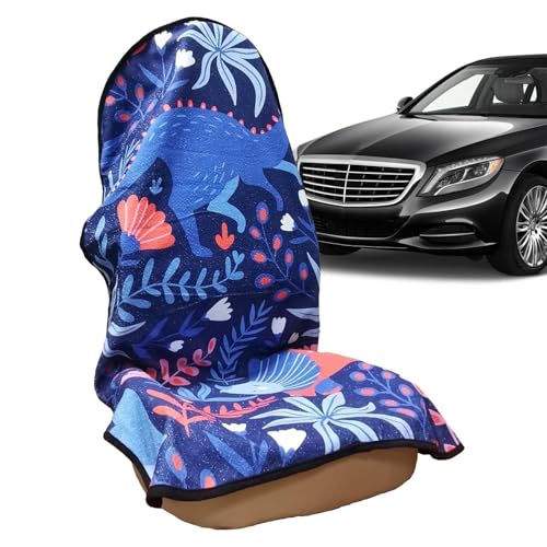 Toalla de entrenamiento para asiento de coche impermeable y protector antideslizante de tela