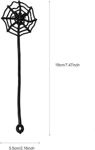 Miniatura 6 de BESPORTBLE Juguetes para manualidades, 20 unidades, conjunto elástico de Halloween, tela de araña de mano flexible, juguetes extensibles para niños,