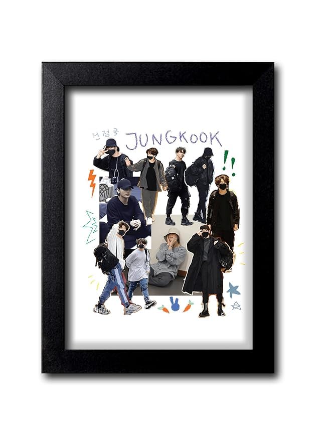 BTS jungkook 額縁 inspire TA Jeon Jung-kook BTS Photo Frame s Bangtan Boys Music