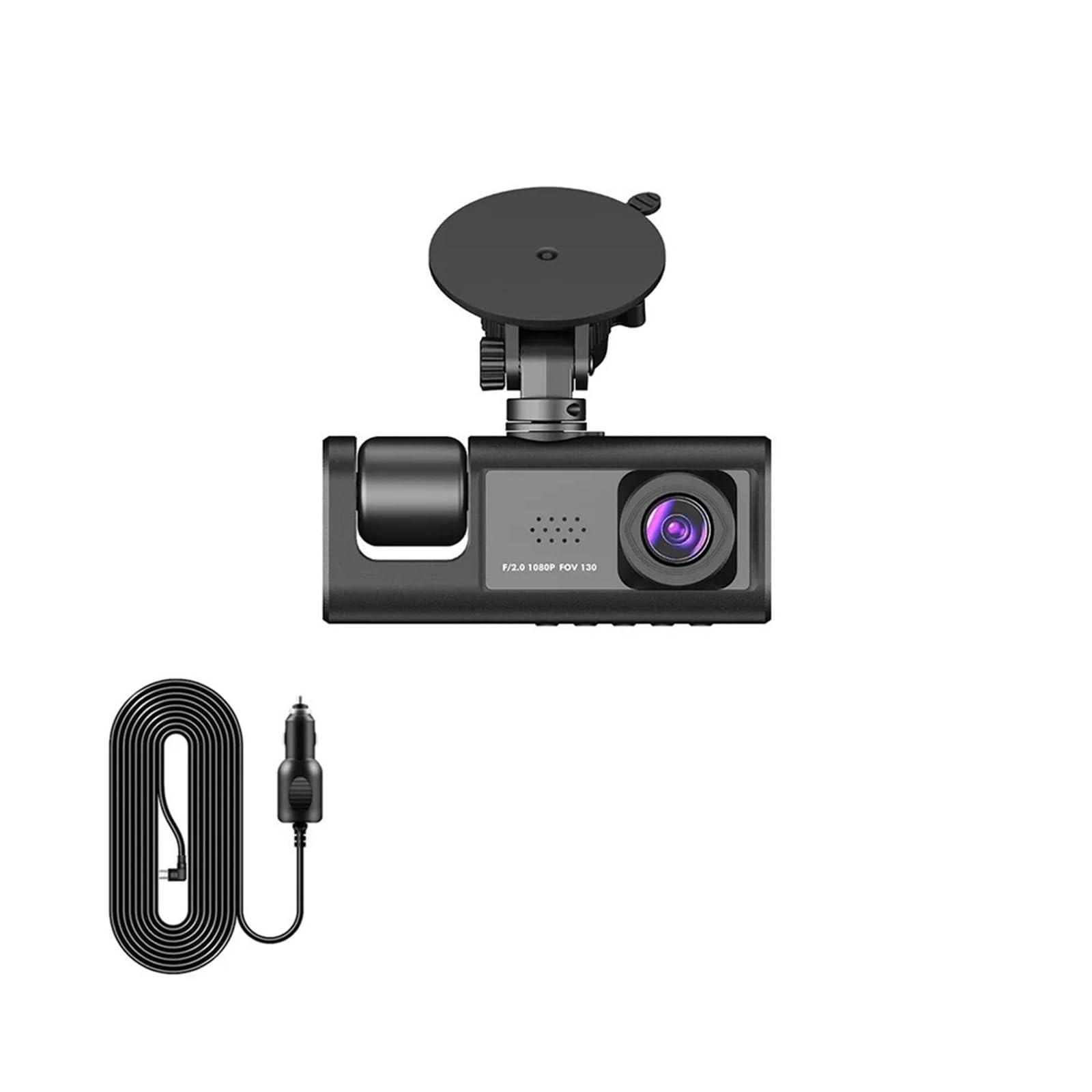 Amazon.com: 3 Channel Car DVR HD 1080P 3-Lens Inside Vehicle Dash CamThree  Way Camera DVRs Recorder Video Registrator Dashcam Camcorder(2 Camera) :  Electronics