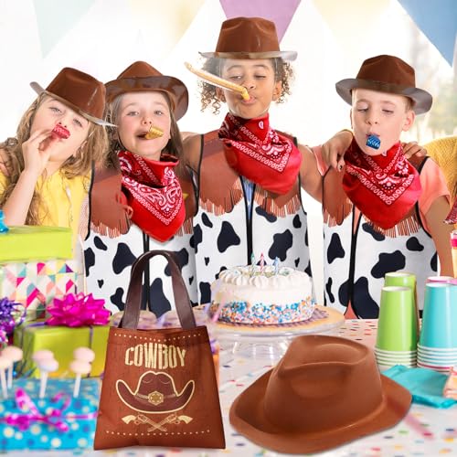 Paquete de 24 Sombreros Cowboy y Disfraz para Niñas miniatura 6