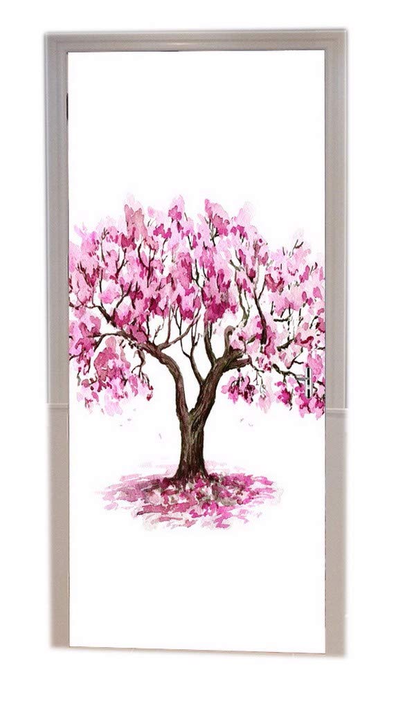 Adesivo Sakura Fiore di ciliegio Decalcomania in vinile Adesivo per