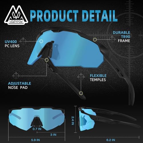 Image of Shooting Glasses Anti Fog with High Definition Lenses, ANSI Z87+ Certified Tactical Safety Glasses for Men Women