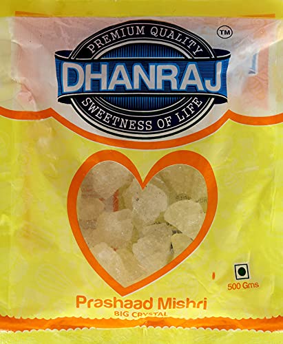 Prasaad Mishri (Sakar) Sugar 500gms pack (Big Crystals) - Sulphur Free Processing / Natural Sweetness