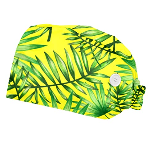 Chapeaux bouffants légers JDEZ à motif de feuille avec casquettes ajustables