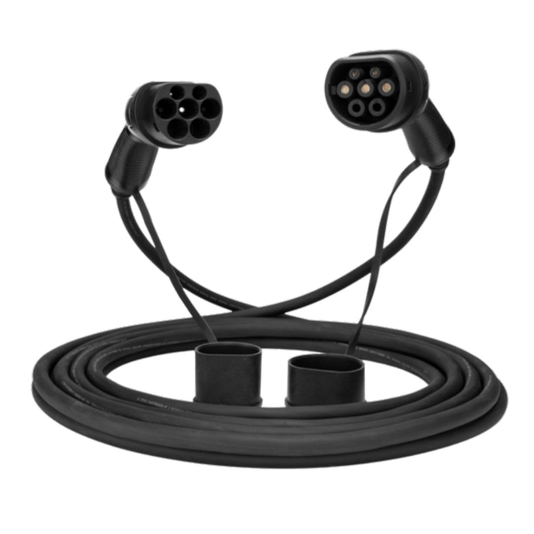 Kabel ładujący EV typu 2 32A 3-fazowy ~ 21 kW 7 m - IEC62196 EV przenośny kabel do ładowania