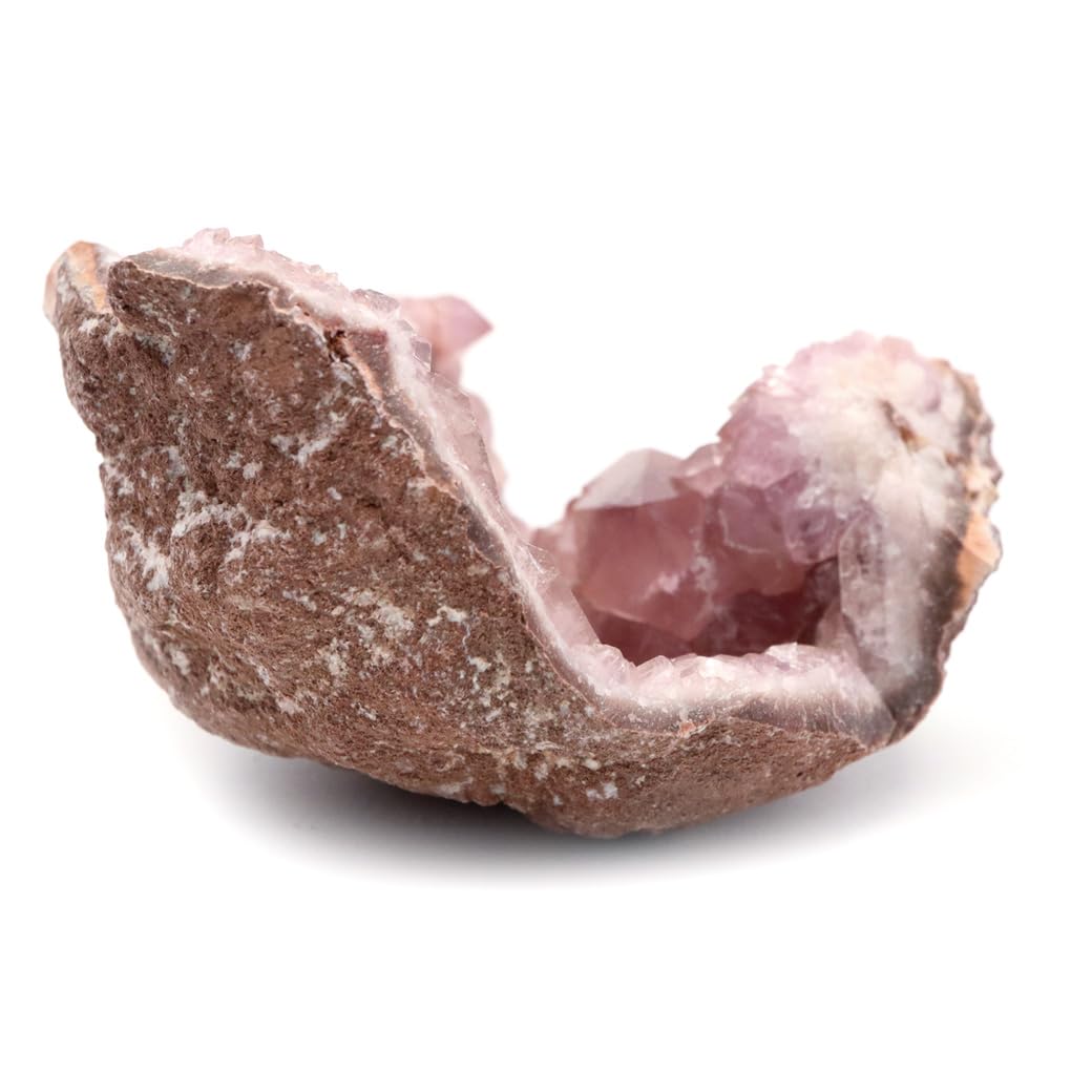 高品質 アルゼンチン産 ピンクアメジスト ジオード 原石 標本 フラワー