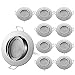 Produktbild HCFEI 10er set LED Einbaustrahler dimmbar schwenkbar 5W flach 230V Einbau-Spot Strahler Einbauspot 68-75 mm Bohrloch, 120°AbstrahlwinkelNeutralweiß 4000K (Matt-Chrom - Neutralweiß)