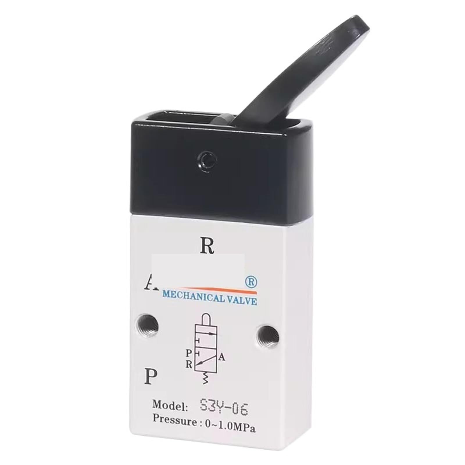 Yjcebgped S3y-08 1Pc Mechanical Valve S3y-M5/S3y-06/ Rocker Control Manual Valve Pneumatic Switch Valves(S3y-08)